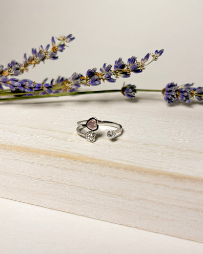 Pink Charm Ring