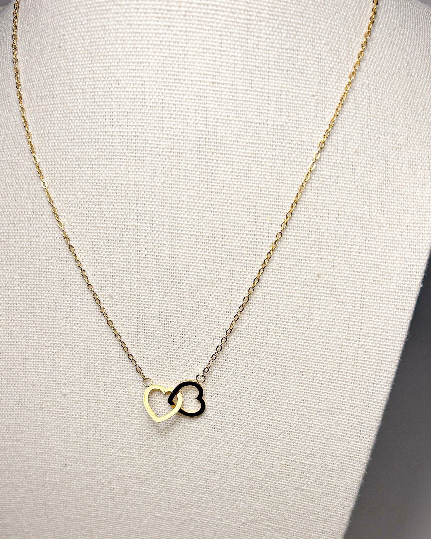 Intertwined Hearts Necklace