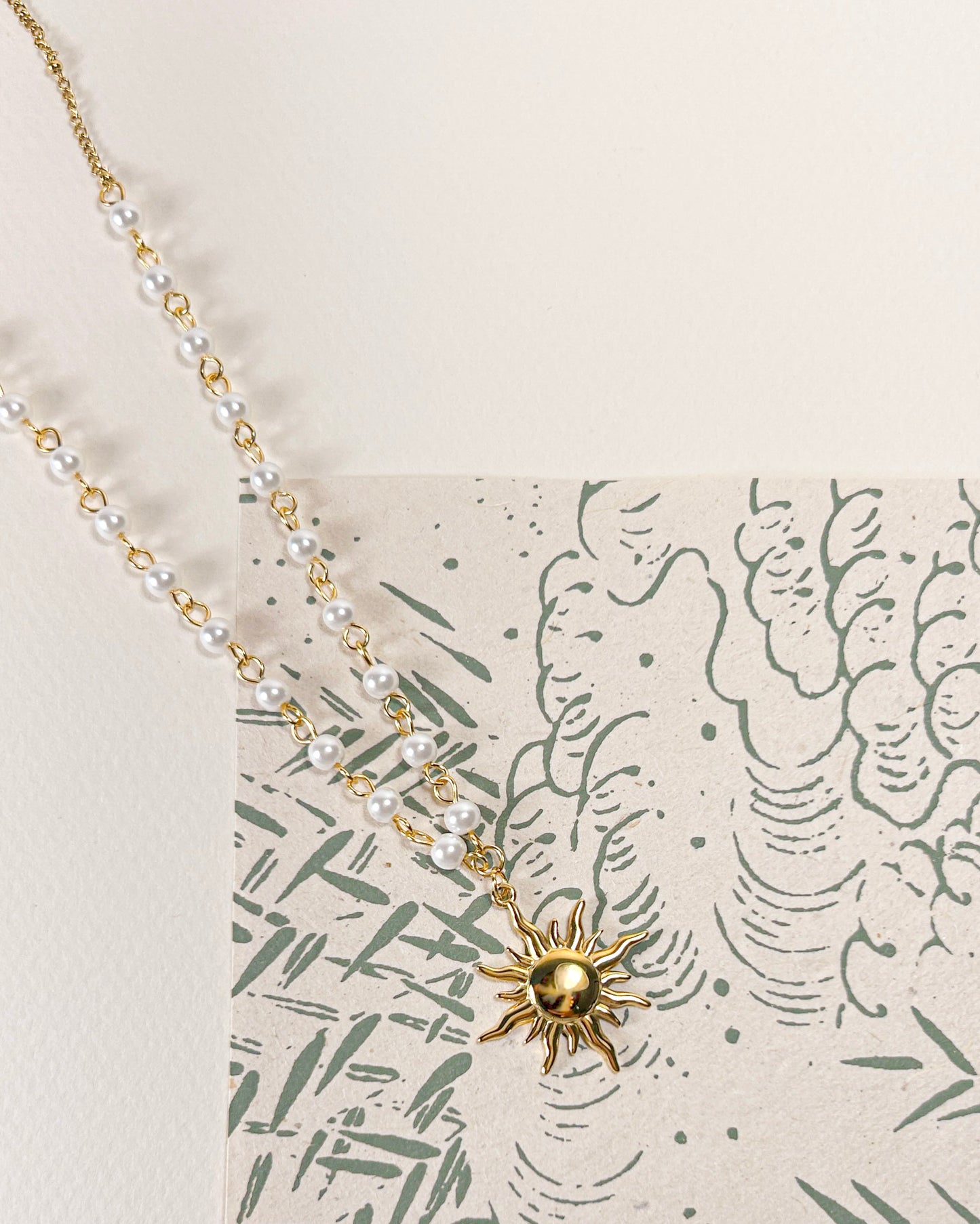 Soleil Pearl Necklace