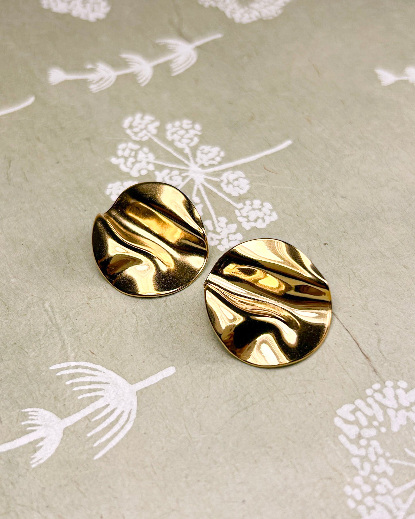 Sculpted Sun Earrings
